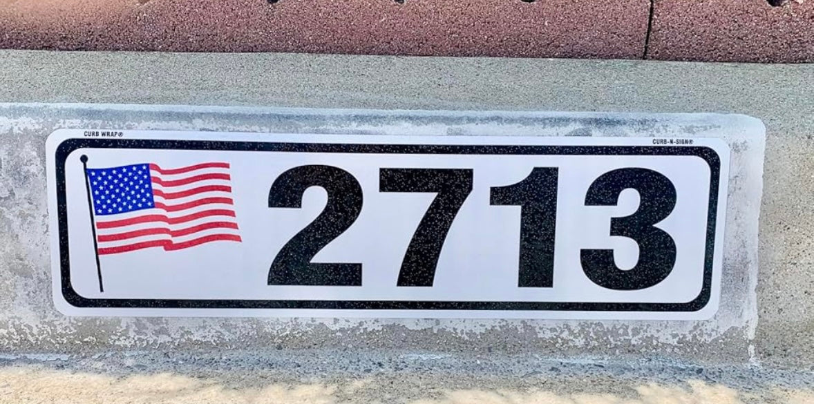 Curb Address Numbers