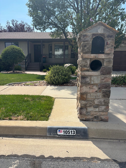 Curb Address Numbers