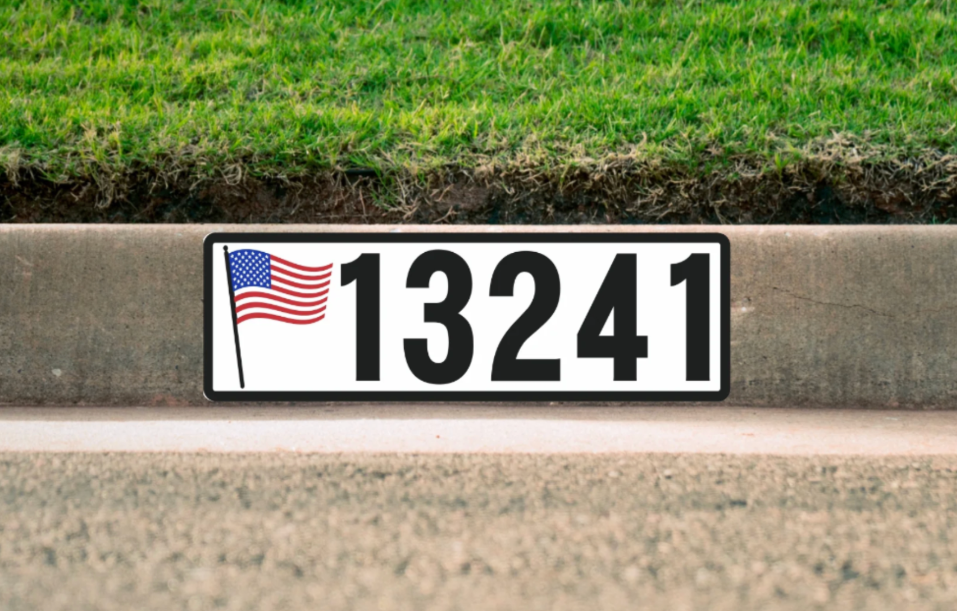 Curb Address Numbers